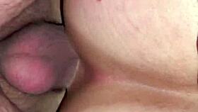 sabrinafoxy screams from destructive anal pounding no pussy