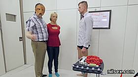 Peculiar nympho endures brutal anal asylum therapy.