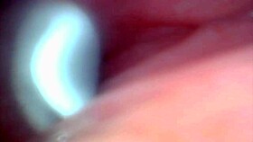 endoscope views huge cock cumshot explosion deep inside