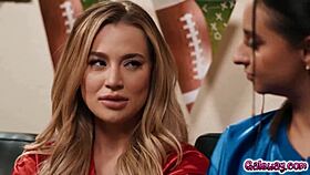 Nicole Doshi Hailey Rose Ameena Green Blake Blossom foursome football watch