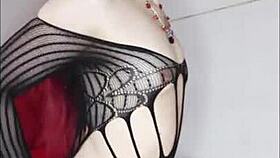 shyyfxx heats up in slutty stockings dances juicy pussy then masturbates wildly