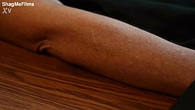 fit milf receives hot wax punishment on her skin