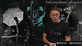 Rocco siffredi watches latina valentina nappi and blonde tiffany tatum share his monster cock in threesome