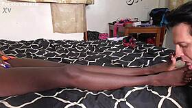 African princess breaks white slave in intense BDSM training