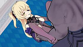 Fischl's Chuunibyou Princess Ass Gets Pounded by Gigachad Alpha!