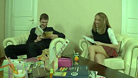 checking out this cute girl's perfect ass fuck session