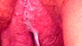 Amateur Creampie Sound in Slow Motion