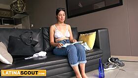 Naughty Latina Teen Ass Eaten Then Sucks Huge Cock
