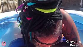 hot homemade paddling pool fuck suck big ass monster cock