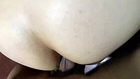Watch my submissive wife take deep anal creampie pov closeup