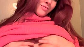 Watch artemisia shake her juicy natural tits bouncing slow for the camera