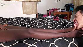 African princess breaks white slave in intense BDSM training