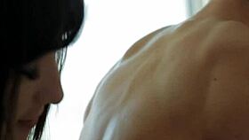 watch this hairless teen slut's wet snatch get fucked super hard