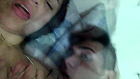 cuckold hubby films me taking friend's huge cock creampie deep