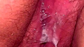 Amateur Creampie Sound in Slow Motion