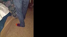 hey this horny milf gets super wild in friend's bedroom homemade amateur fun 😈🔥💦