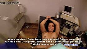 what happens in dr tampa's backstage shower with selena perez?