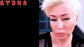 Mature Slut in Handcuffs Endures Nipple Clamps and Rough Domination Play