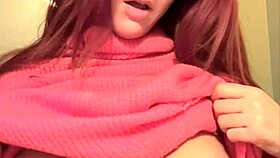 Watch artemisia shake her juicy natural tits bouncing slow for the camera