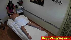 Fat Asian Masseuse Rubs Cock in Nuru Massage