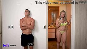 Monique Fuentes deepthroats Max Betancur's huge cock so good 😈