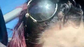 Emo Slut Deepthroated and Face-Fucked in Car Ride