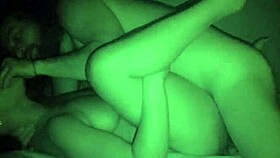Midnight temptation strikes as guy pounds her to two orgasms