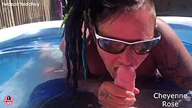 hot homemade paddling pool fuck suck big ass monster cock
