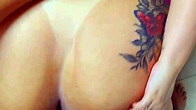 brazilian bbw takes delivery guy's raw creampie in tight pussy