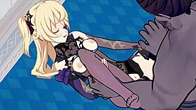 Fischl's Chuunibyou Princess Ass Gets Pounded by Gigachad Alpha!