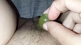 gretala flashes her wet pussy teasingly close up