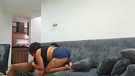 Stepsister's tight delicious pussy licked and fucked in dorm shower