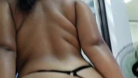 Big ass party slut rides huge cock after wild holiday deepthroat session