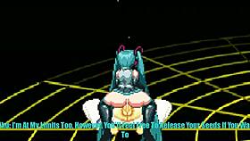 everybody fucks vocaloid miku in this intense hardcore parody scene with multiple positions