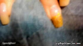 hot latina teen squirts creamy in tight leggings hitachi hypnosis orgasm