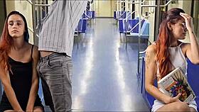pervert cums on bus passenger tits publicly 🚌💦