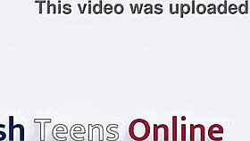 does hot british 18+ redhead neighbor give the sloppiest handjob tease?
