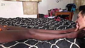 African princess breaks white slave in intense BDSM training