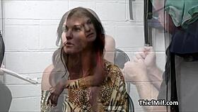 office threeway wrecked that slutty mature pussy good