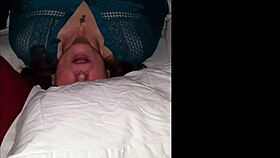 hey this horny milf gets super wild in friend's bedroom homemade amateur fun 😈🔥💦