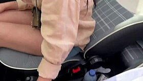 fucked hot girlfriend in car cum mouth 💦