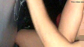 Wet Glory Hole Handjob Milks Thick Jizz Load