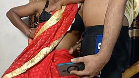 old indian housewife moans dirty during wild bedroom ass pounding with her man