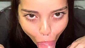 deepthroat blowjob from cute brazilian debora prado then reverse cowgirl ride?