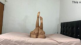 Big ass latina rips clothes in bold striptease for intense creampie pounding