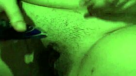 damn, horny filipina shaves smooth then fingers wet pussy hard!