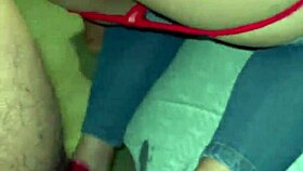 Damn, that huge ass craves rough anal creampie, boyfriend clueless