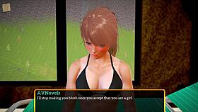 My New Family Redhead Futanari Erotic Game with Big Ass Tits Thrills