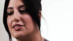 sarah arabic's intimate backstage orgasm game solo