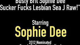 i'm obsessed with busty brit sophie dee's hairy pussy licking action